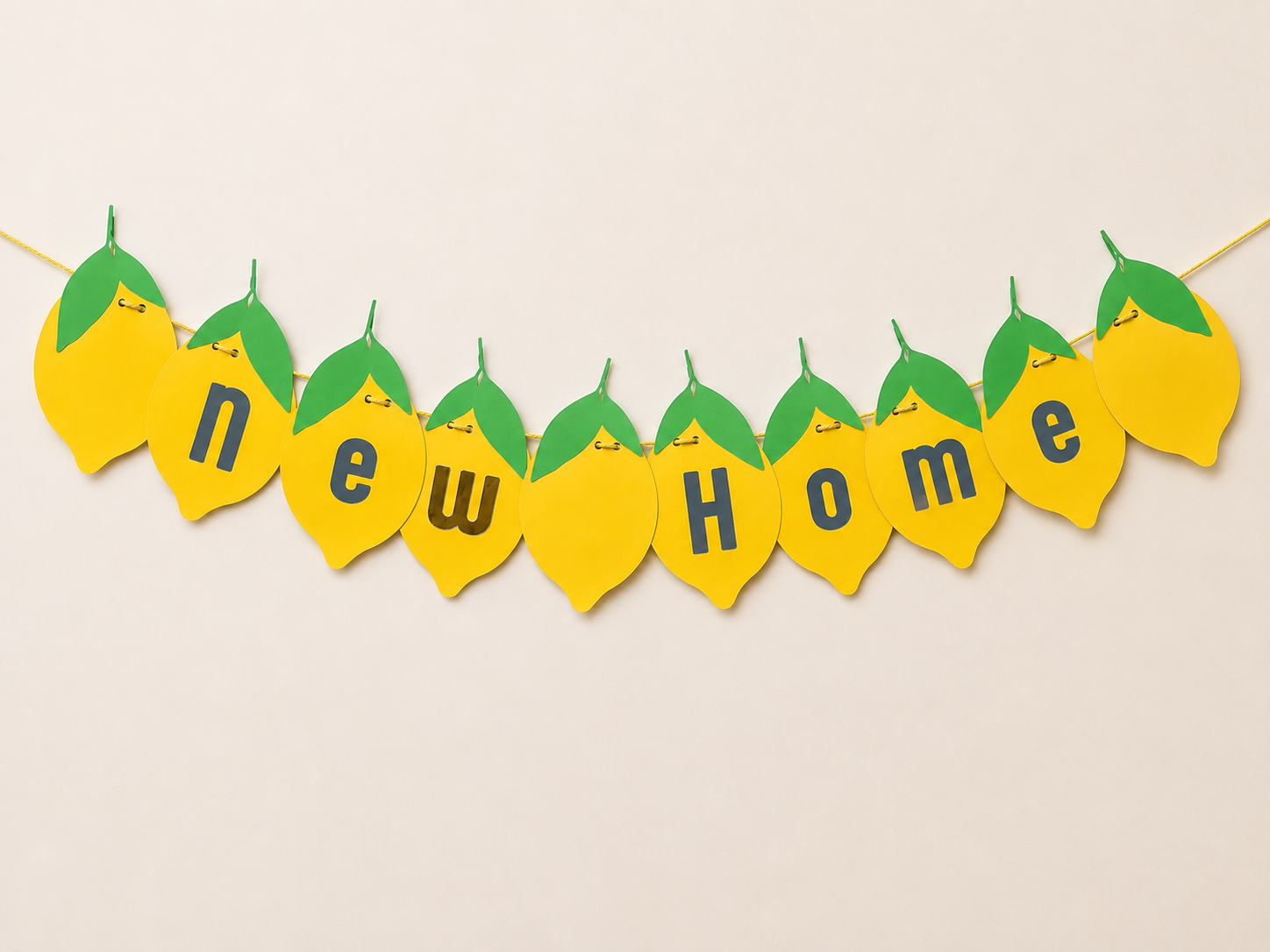 Lemon New Home Bunting