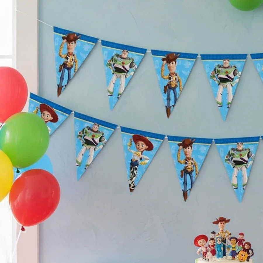 Toy Story 5 Birthday Bunting Banner
