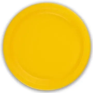 Paper Plates - Yellow