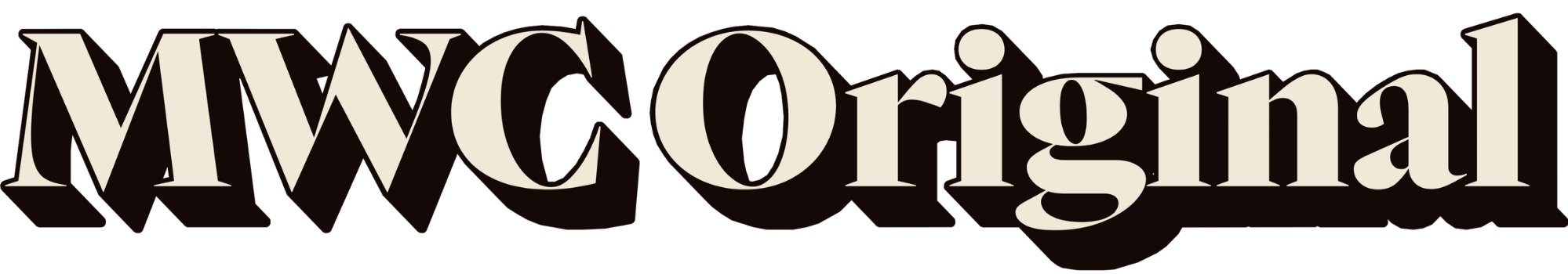 Text reading 'MWC Original' in large, bold font with a shadow effect.