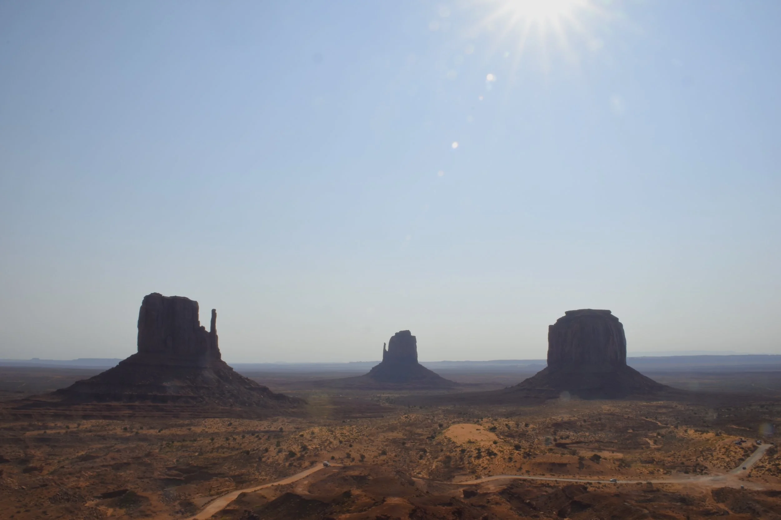 Monument Valley - Three Buttes 2.JPG