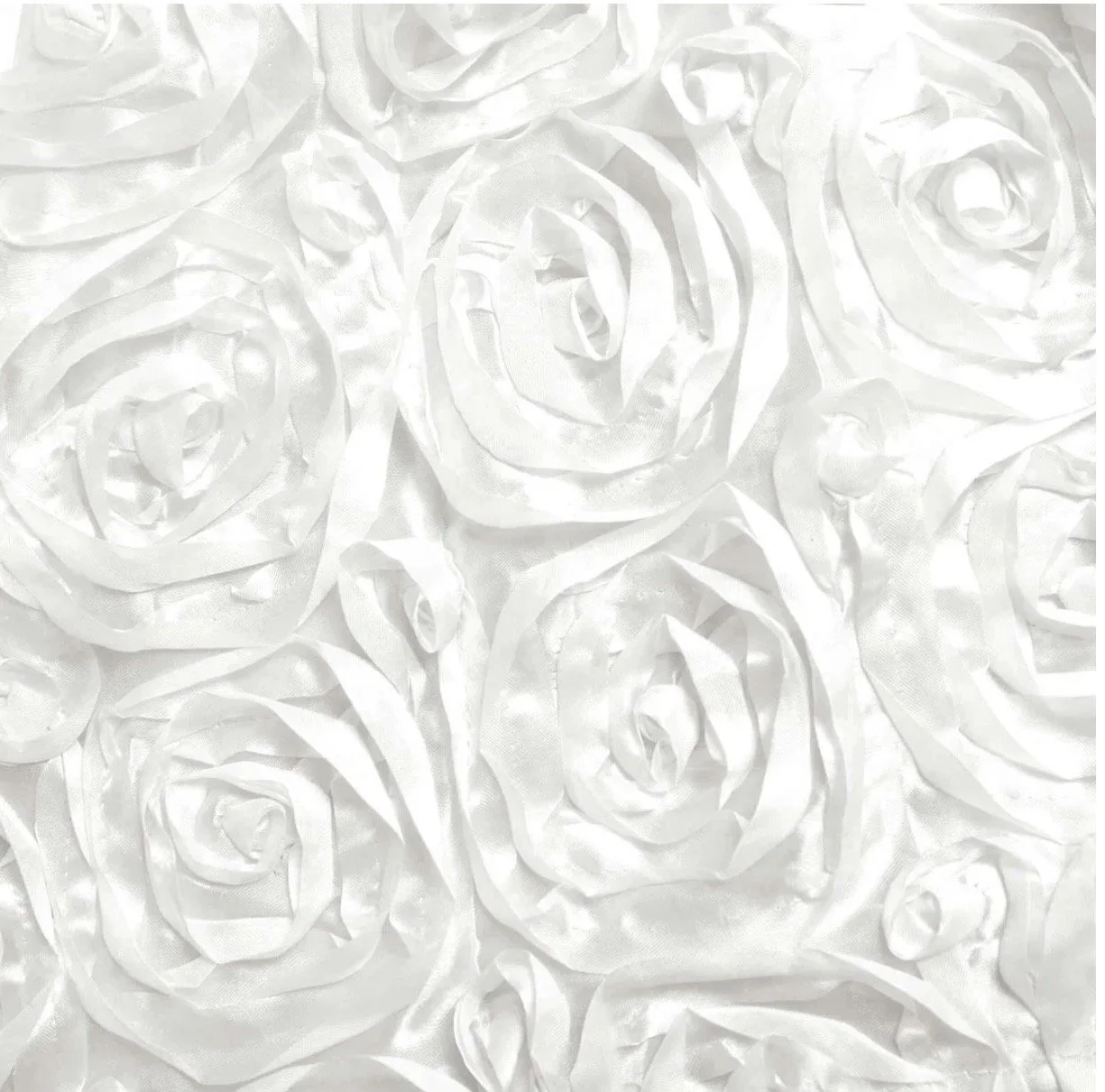 White Satin Roses
