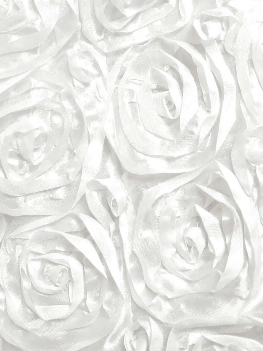 White Satin Roses