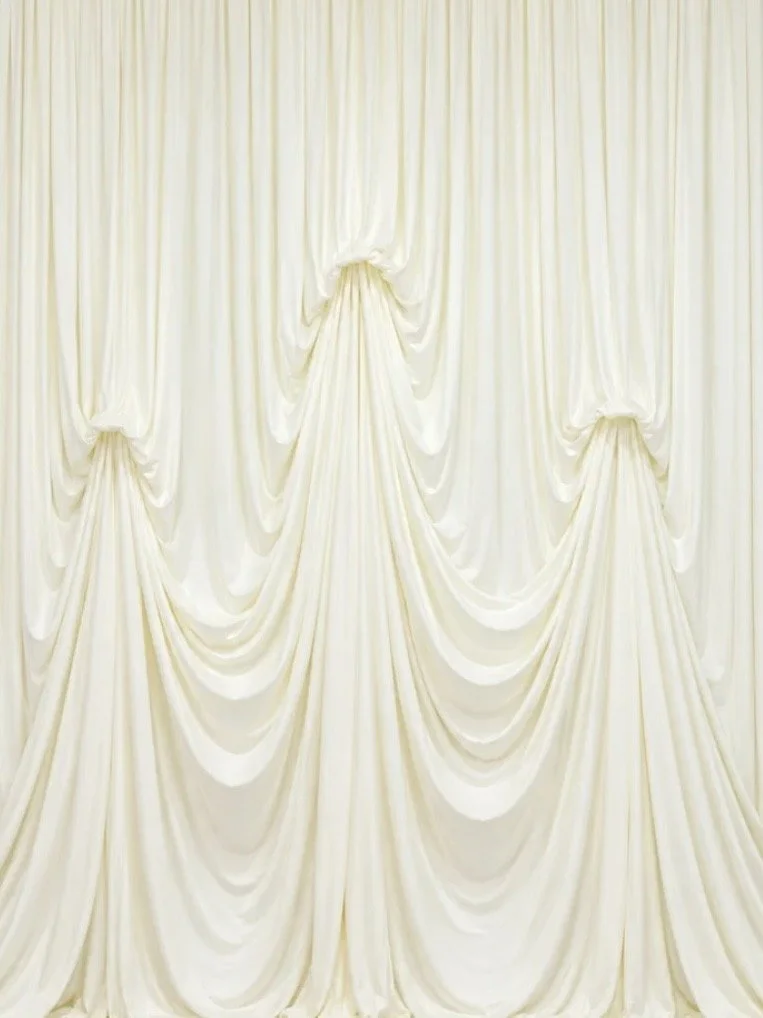 Ivory Dramatic Drapery