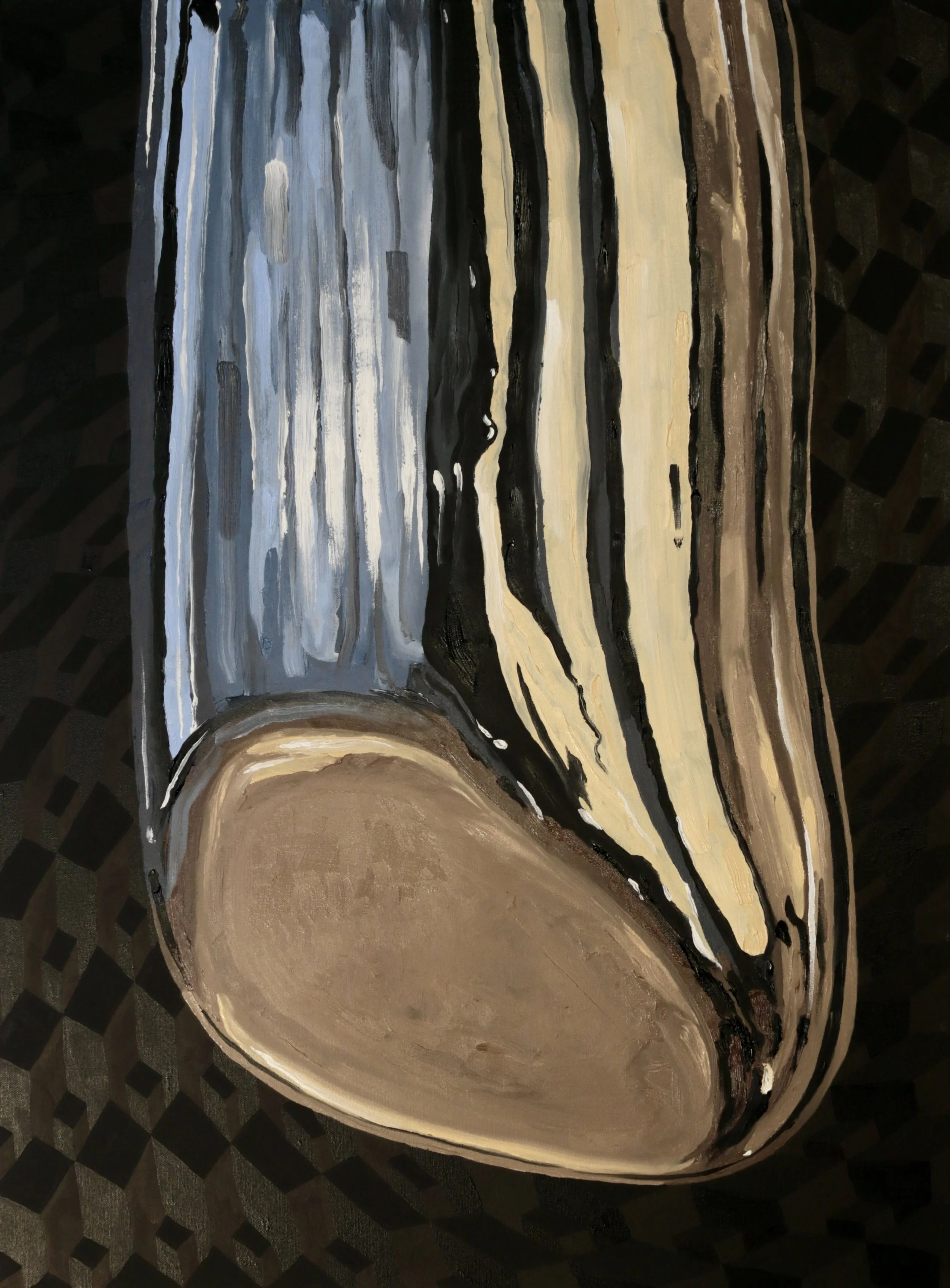 R-01-04,
Oil and Acrylic on Canvas,
30 x 40 in, 2026
