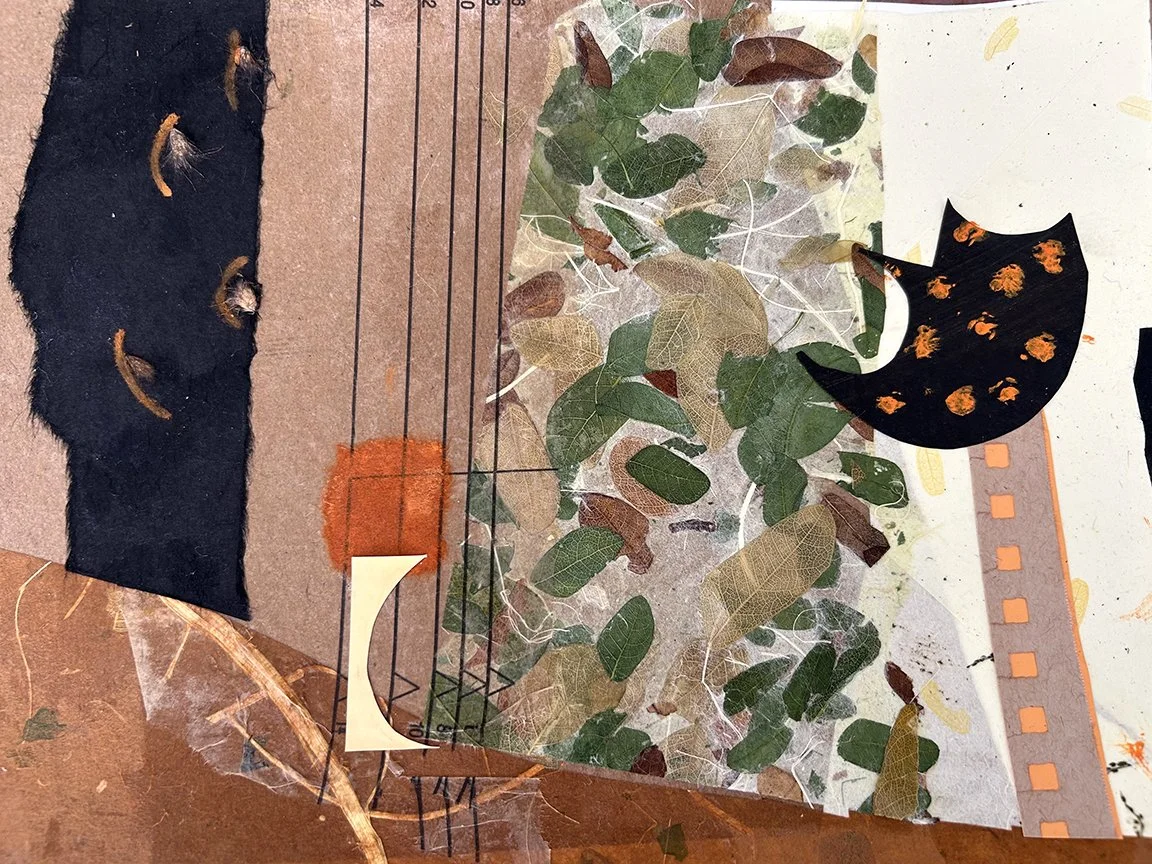 Leaves and Trees
8" x 11"
Collage