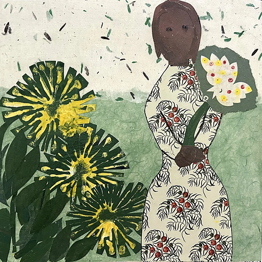 Garden Belle
10" x 10"
Collage