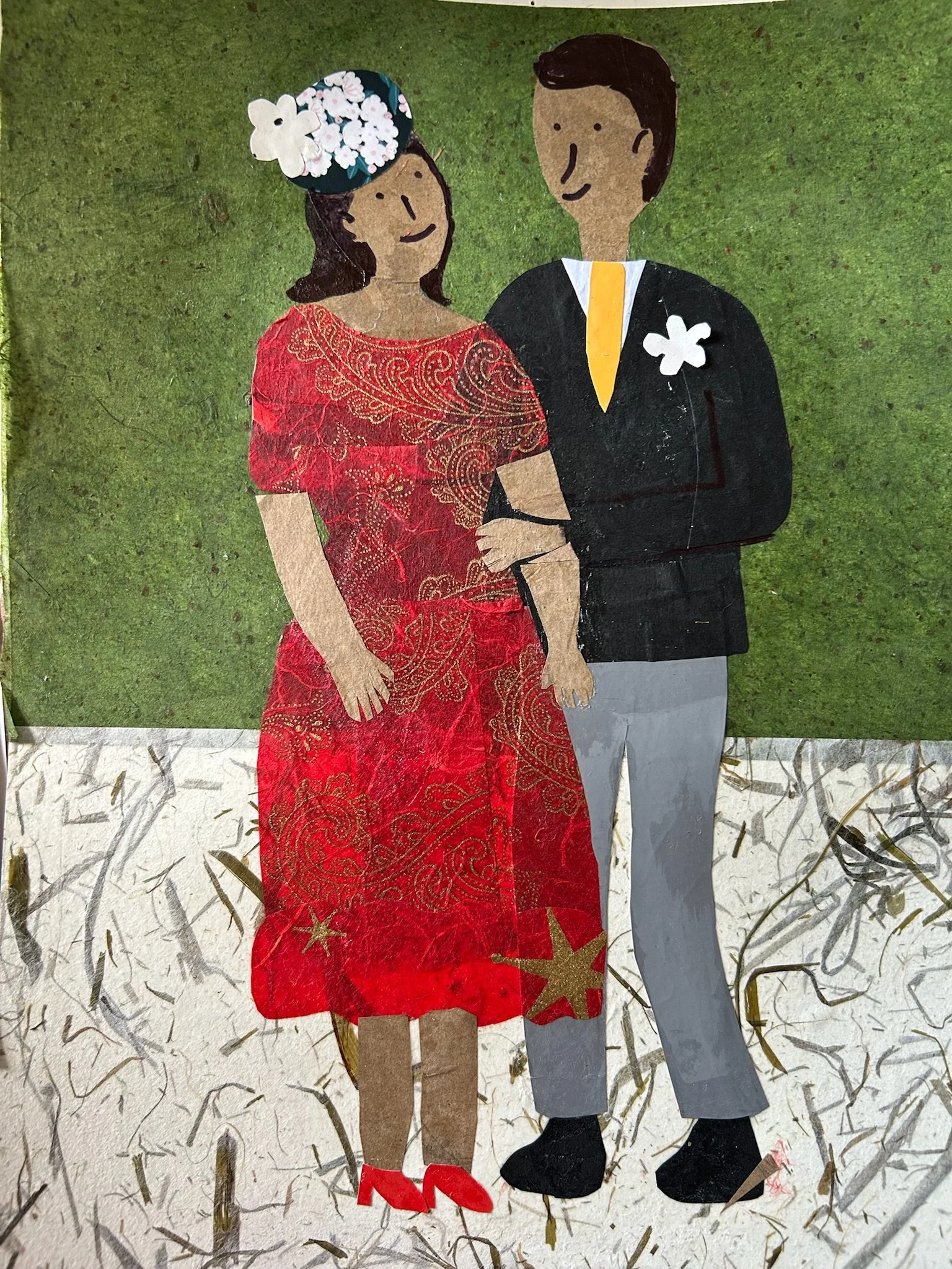 Let's Dance
11" x 14"
Collage