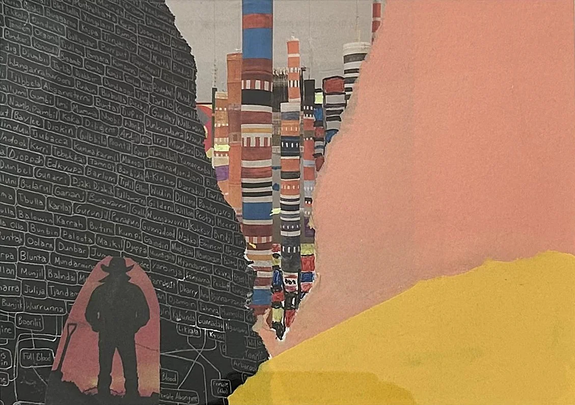 Urban Cowboy
9" x 12"
Collage