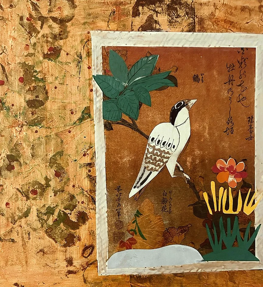 Japanese Bird
12" x12"
Collage - SOLD