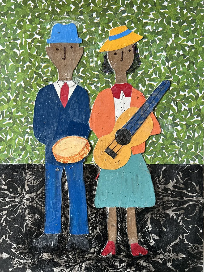 Let's Make Music Together
11" x 14"
Collage
