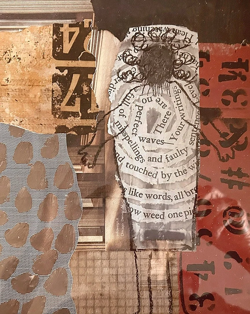 Spider Girl
12" x 12"
Collage