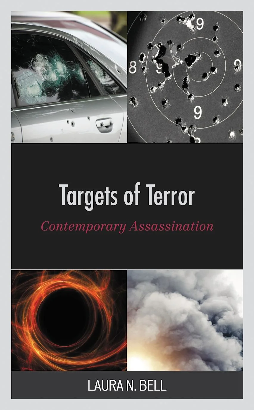 Book cover entitled Targets of Terror Contemporary Assassination by Laura N. Bell