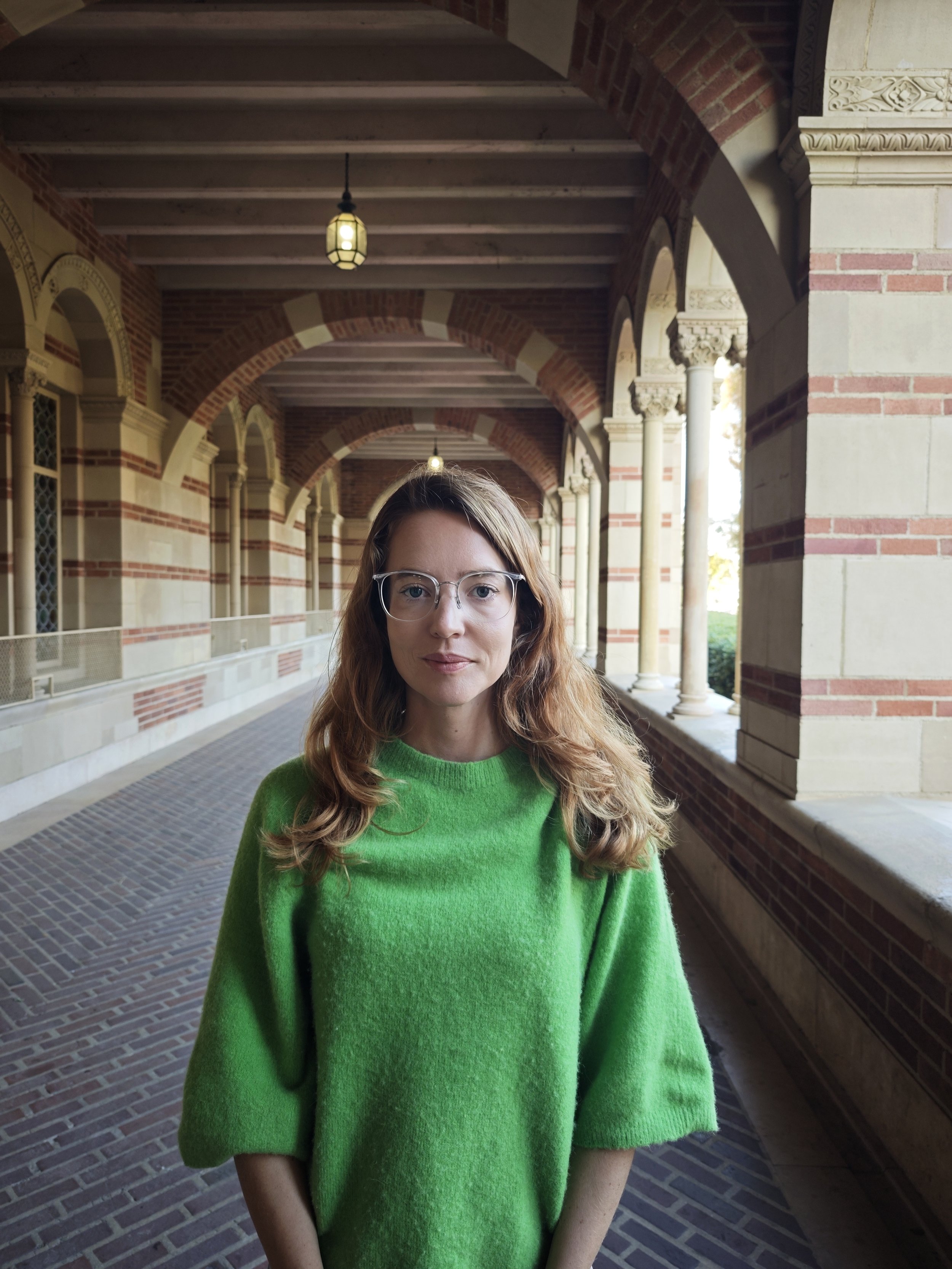 Jilly Vlekke, positive post-jungian psychologist and researcher, at UCLA