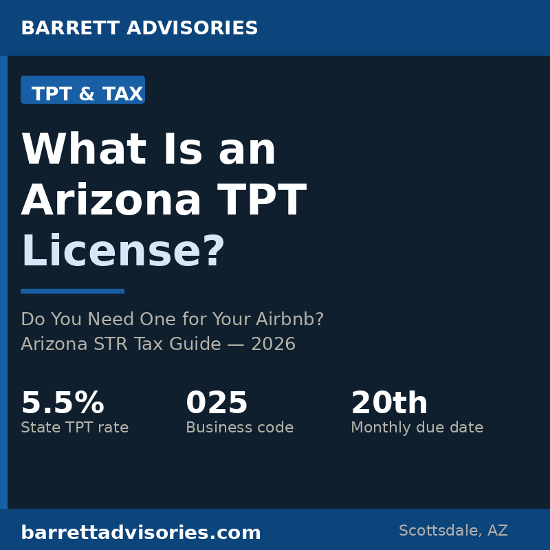 What Is an Arizona TPT License and Do You Need One for Your Airbnb?