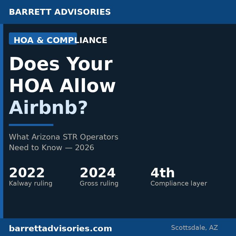 Does Your HOA Allow Airbnb? What Arizona STR Operators Need to Know