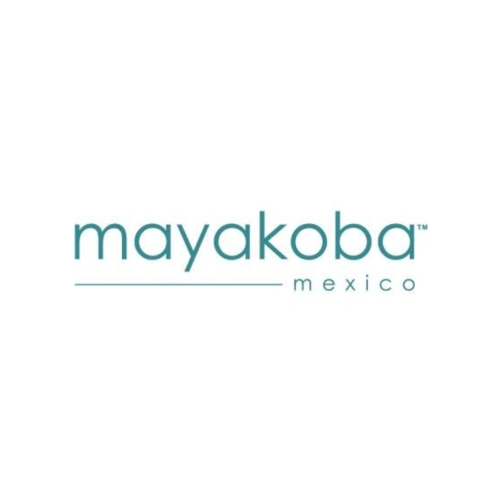 Mayakoba Mexico logo on a white background.