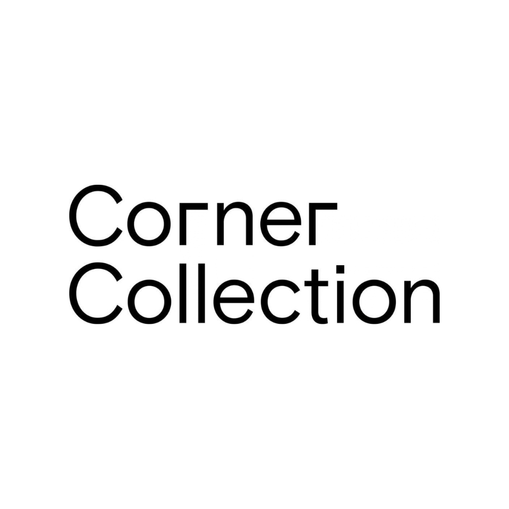 Black text on white background reading 'Corner Collection'.