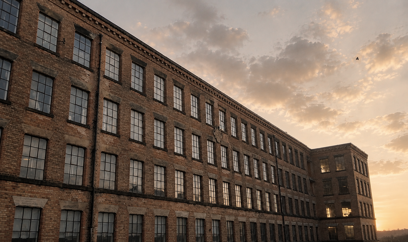 Historic Nottingham lace mill building that is home to Studio Luminescence creative photography events.