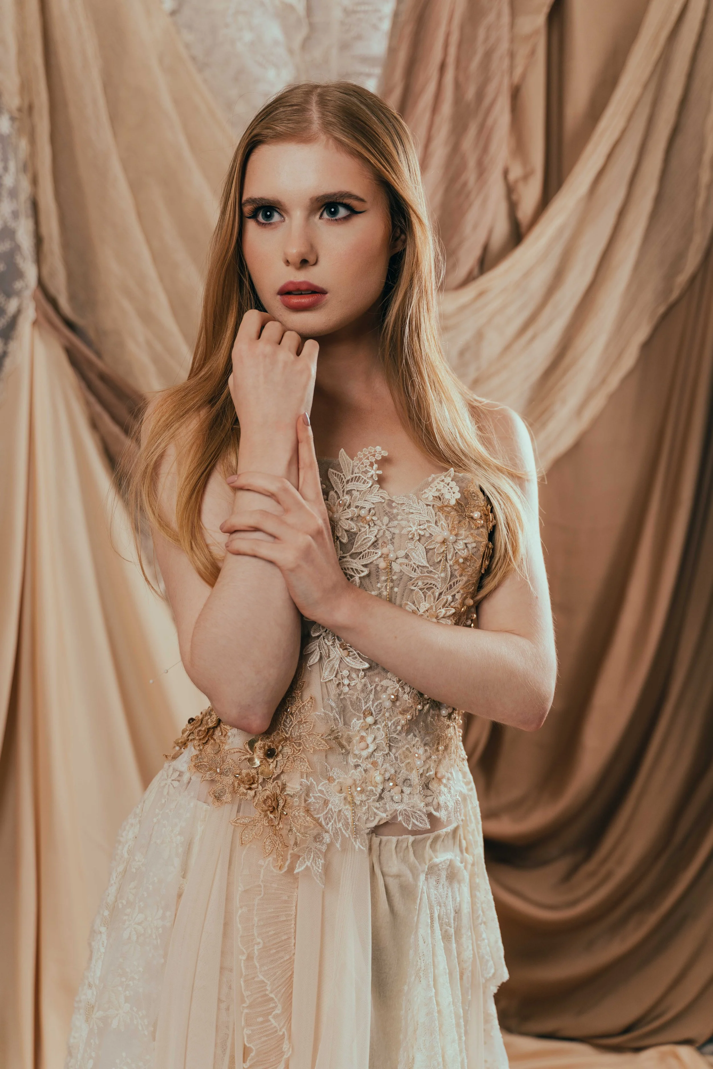 Charlotte at our 'Thread & Form' event, credit LD Photography