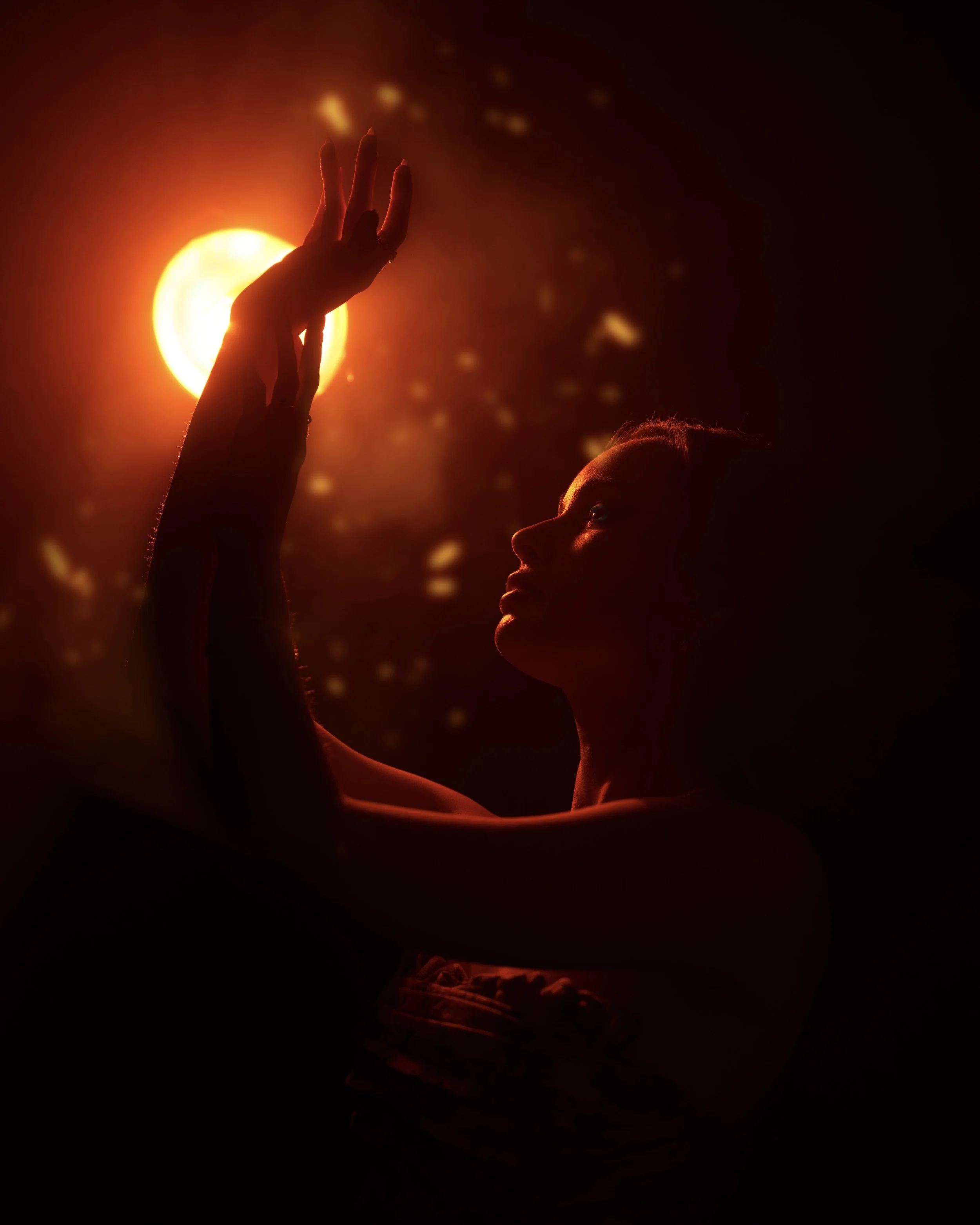 Emsy at our 'Glow' event, credit Ade Hartop