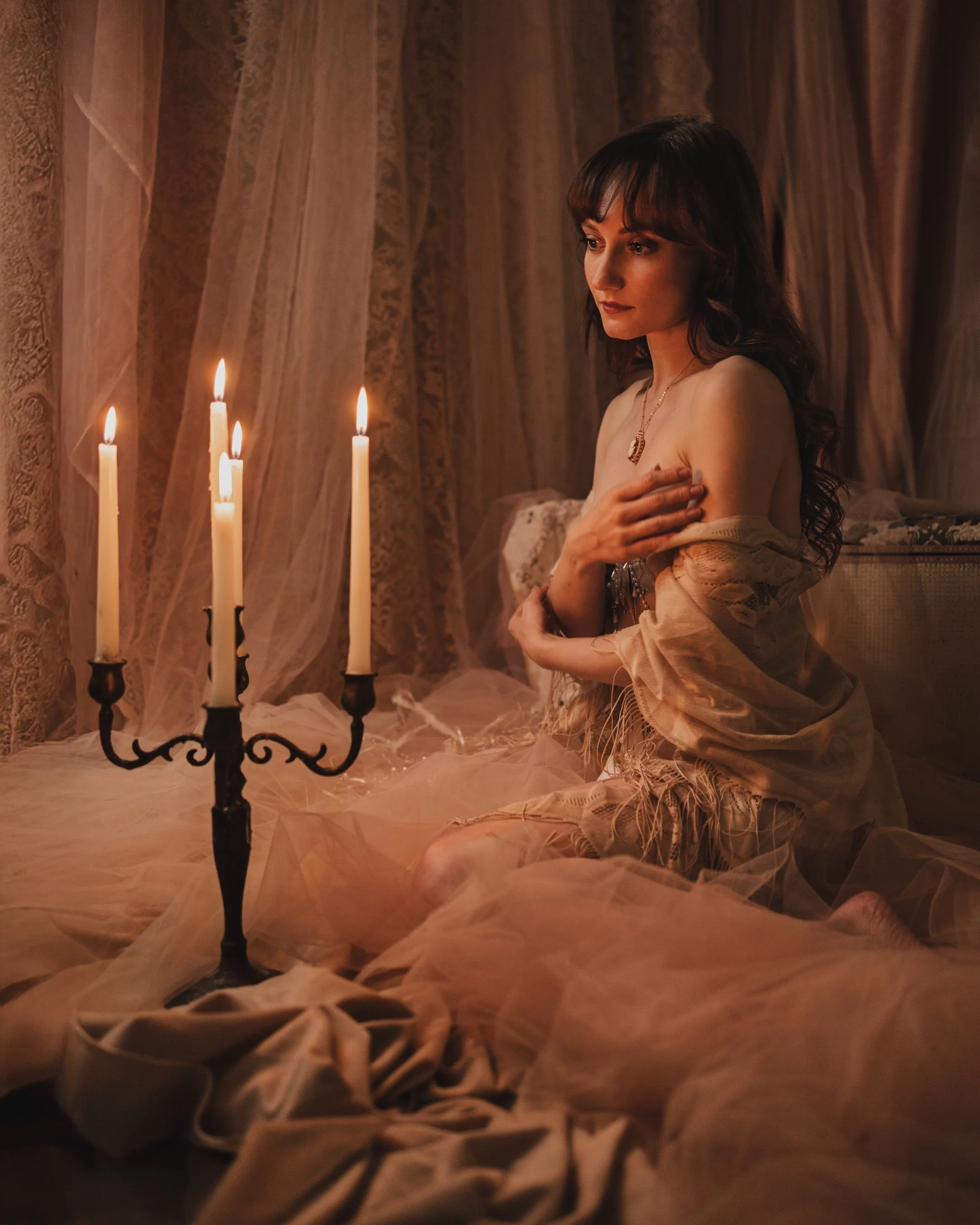 Eowyn at our 'Whispers by Candlelight' event, credit Matt Rose