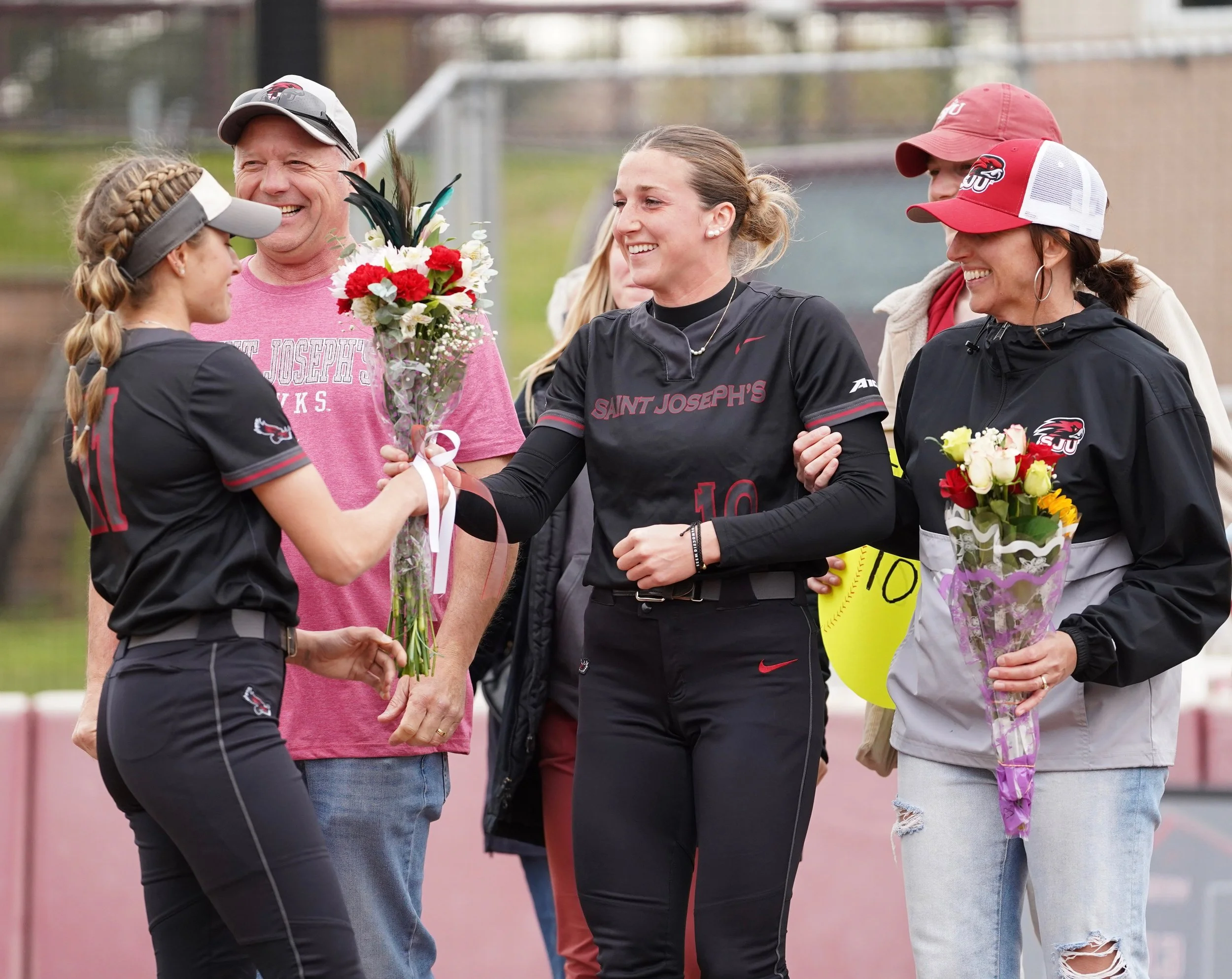 Emily Siler SJU Senior Day