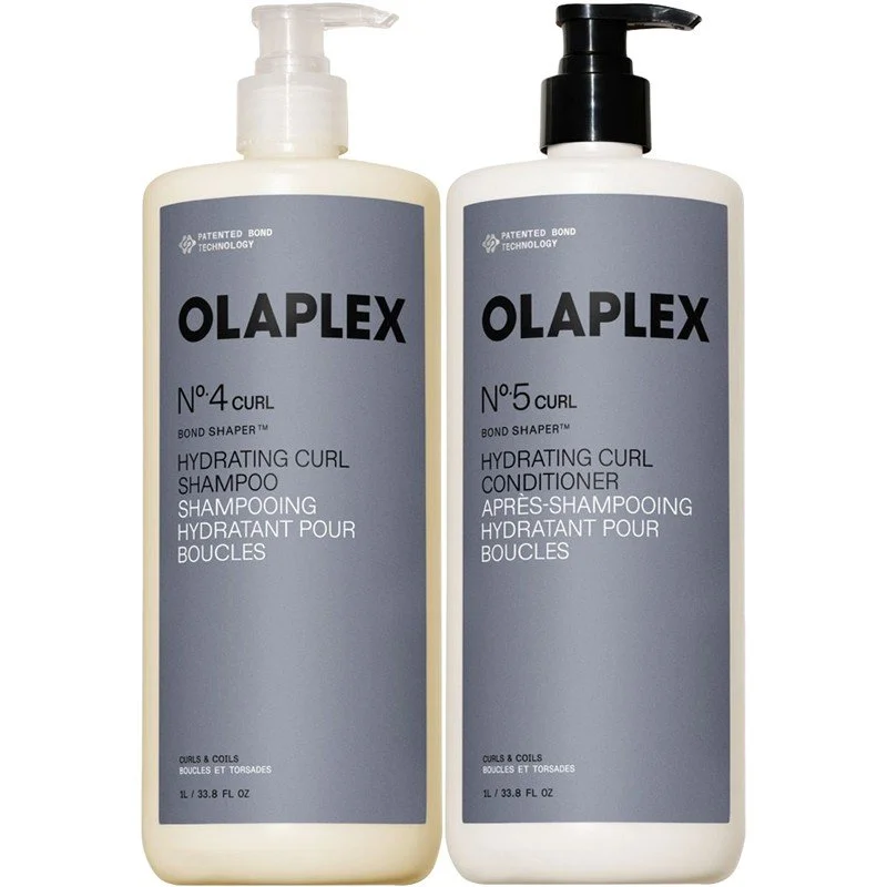 Olaplex - No. 4 Curl & No. 5 Curl Bond Shaper Shampoo & Conditioner Duo 1000ml