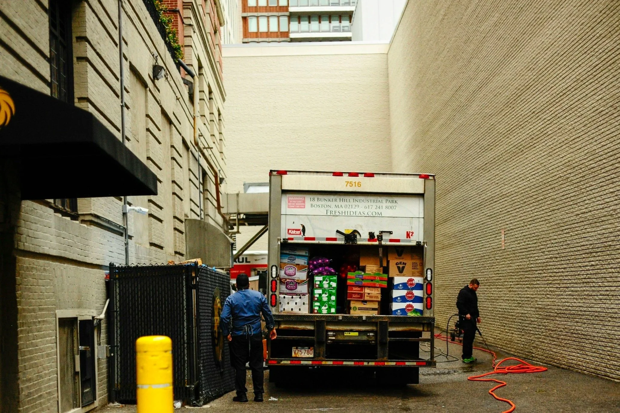 Freight transportation services for food and beverage commodities