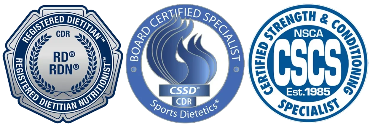 Registered Dietitian | Certified Specialist in Sport Dietetics | Certified Strength and Conditioning Specialist.