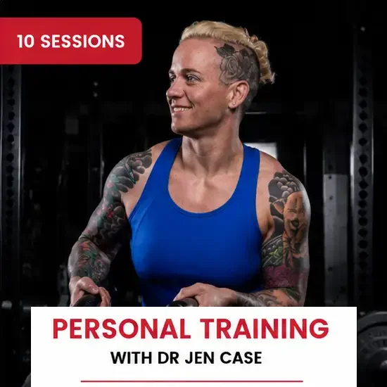 10 Pack | Personal Training Session with Dr Jen Case | 60 minutes | Charlotte, NC area only
