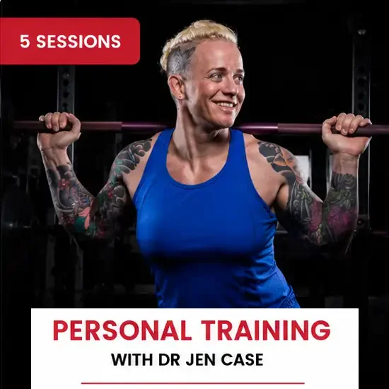 5 Pack | Personal Training Session with Dr Jen Case | 60 minutes | Charlotte, NC area only (Copy)