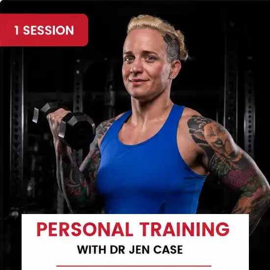 Single Personal Training Session with Dr Jen Case | 60 minutes | Charlotte, NC area only