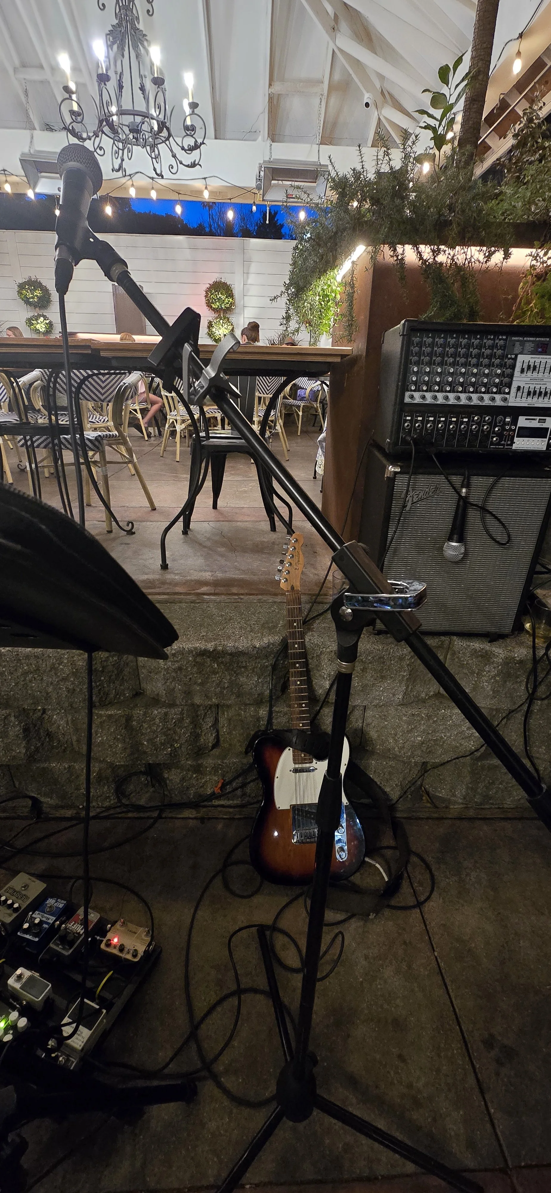 What My Office will look like from time to time. This gig was at Branch Street Deli.