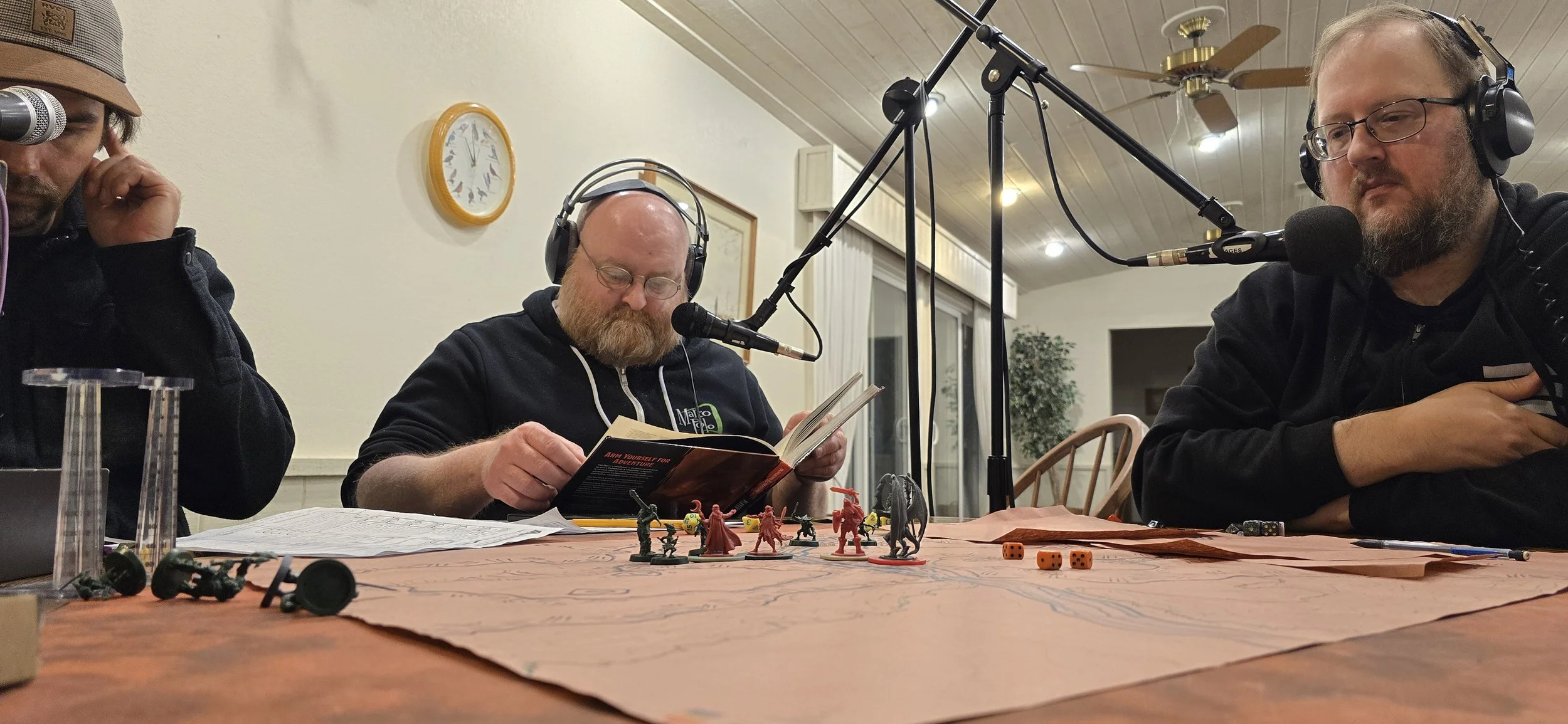 I record a podcast with my friends from time to time.