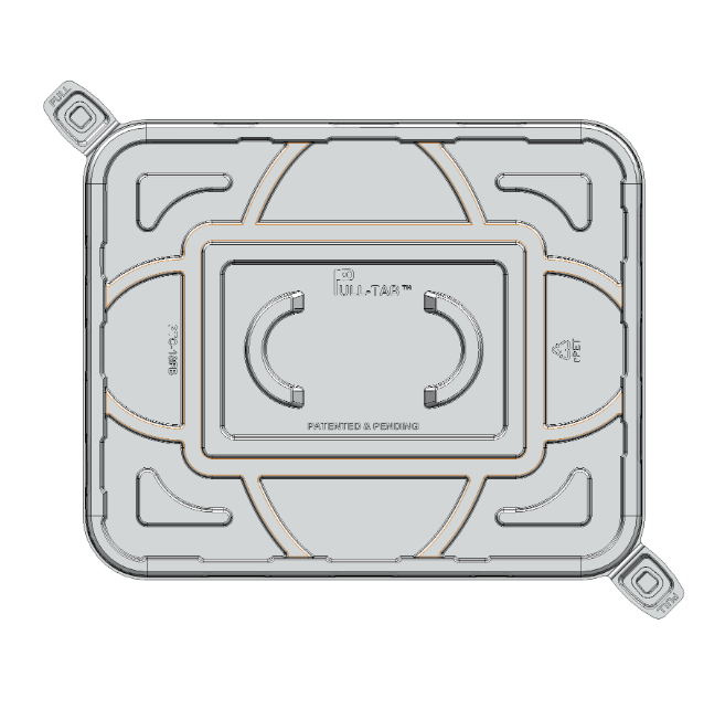 1/2 Sheet Cake Base x 1/2" HT