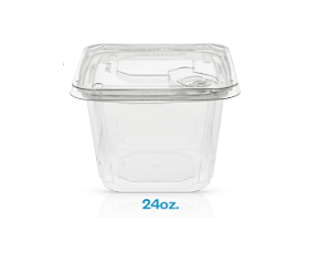 5 in Square - 24oz Container