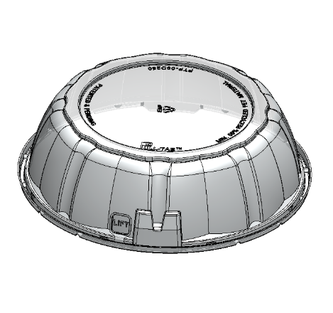 9" Dome x 2-1/4" HT