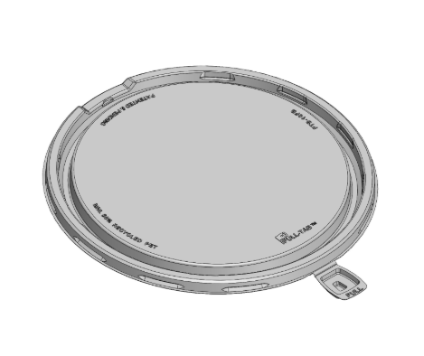 8" Flat Lid