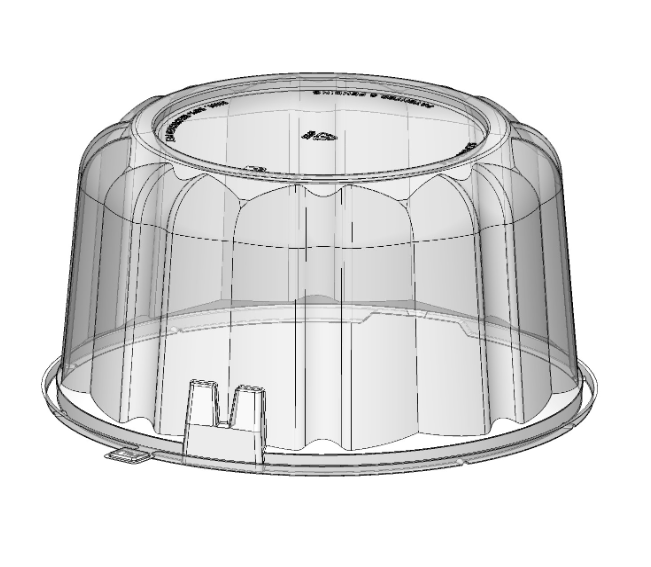 10" Dome x 3-4.75" HT (Palm Design)