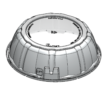 9" Dome x 2-3/4" HT