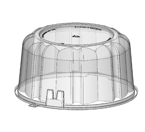 12" Dome x 5" HT (Palm Design)