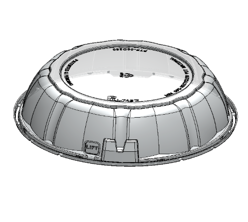 9" Dome x 1-1/2" HT