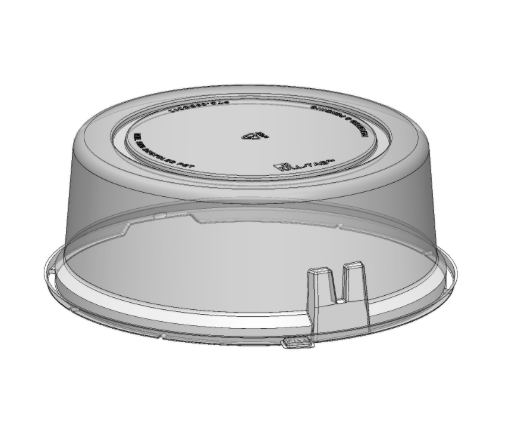 10" Dome x 3-1/4" HT