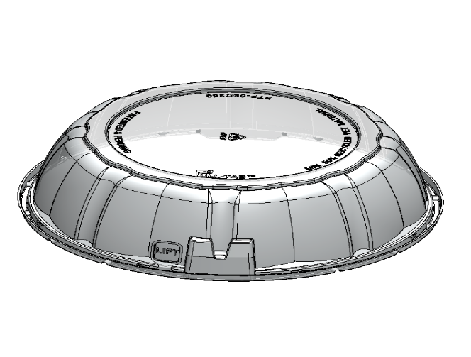 9" Dome x 1-1/8" HT