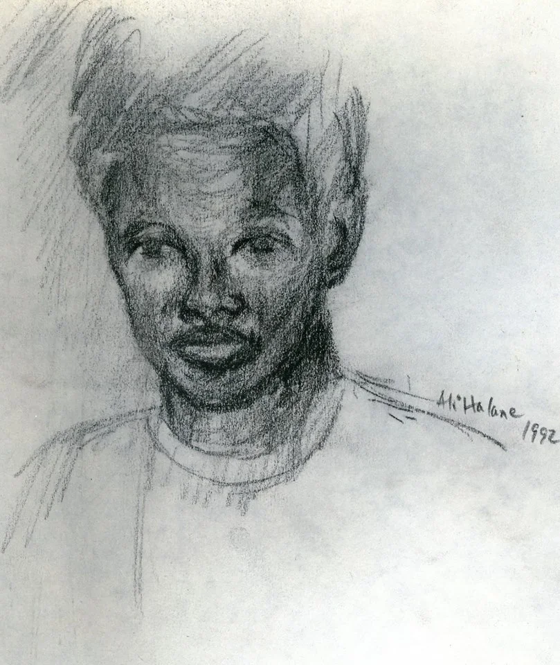  Portrait I 
 Charcoal Drawing 