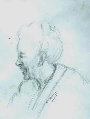 Respected Lady 
 Pencil Drawing 