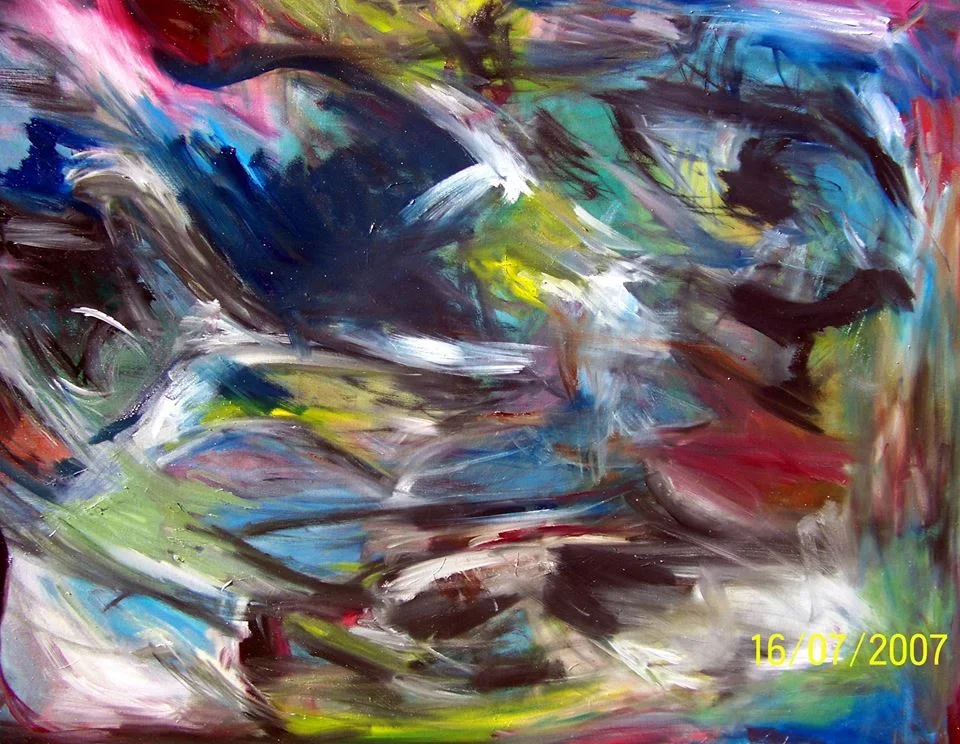  Chameleon III 
 Oil on Canvas 