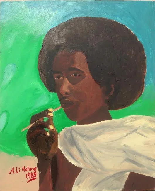  Somali Nomad 
 Oil on Canvas 