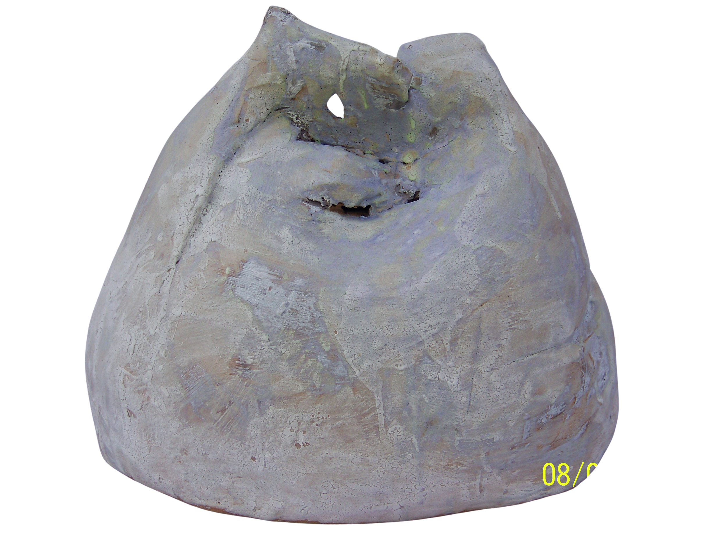  Purple Vessel II 
 Clay 